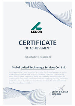 CHINA Global United Technology Services Co.,Ltd. certificaciones